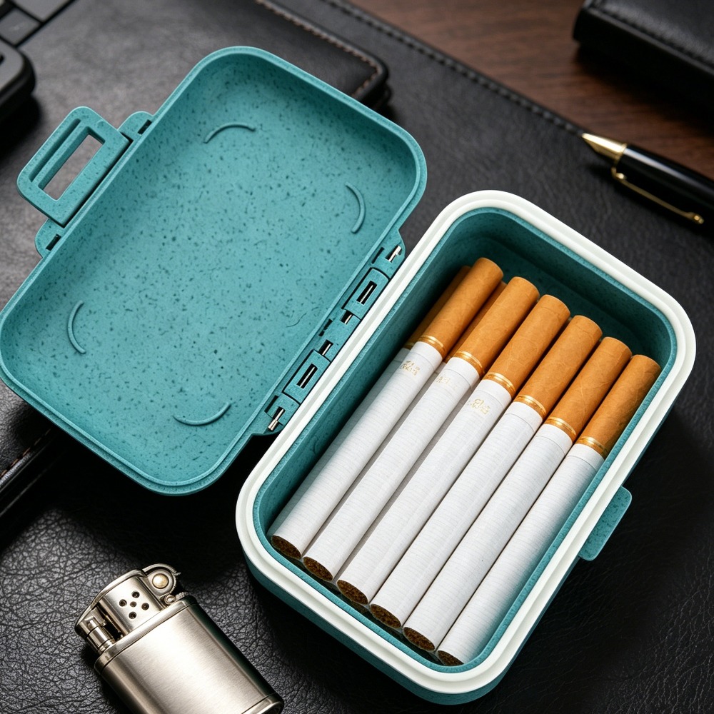 Laptops - Moisture‑Proof Anti‑Pressure Cigarette Case, 25‑Count Dual‑Use