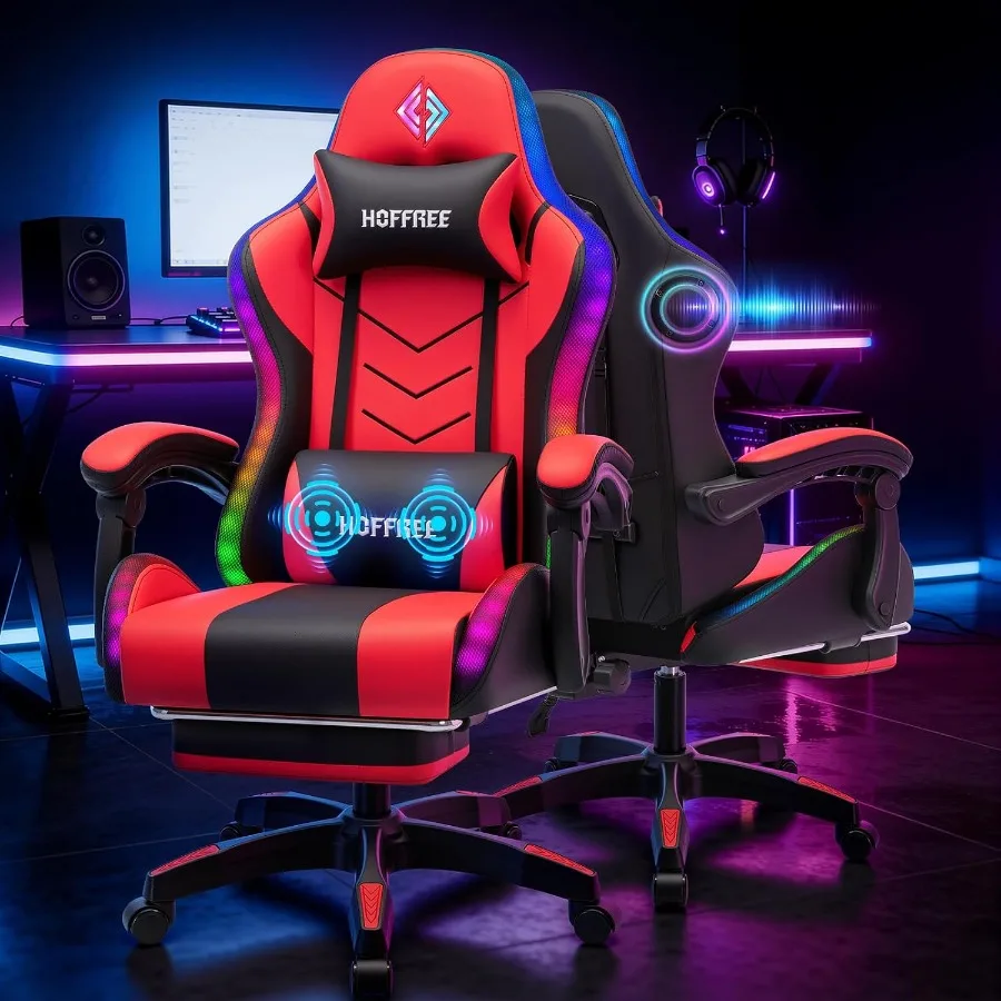 RGB Gaming Chair with Speakers - Speakers 评论和价格