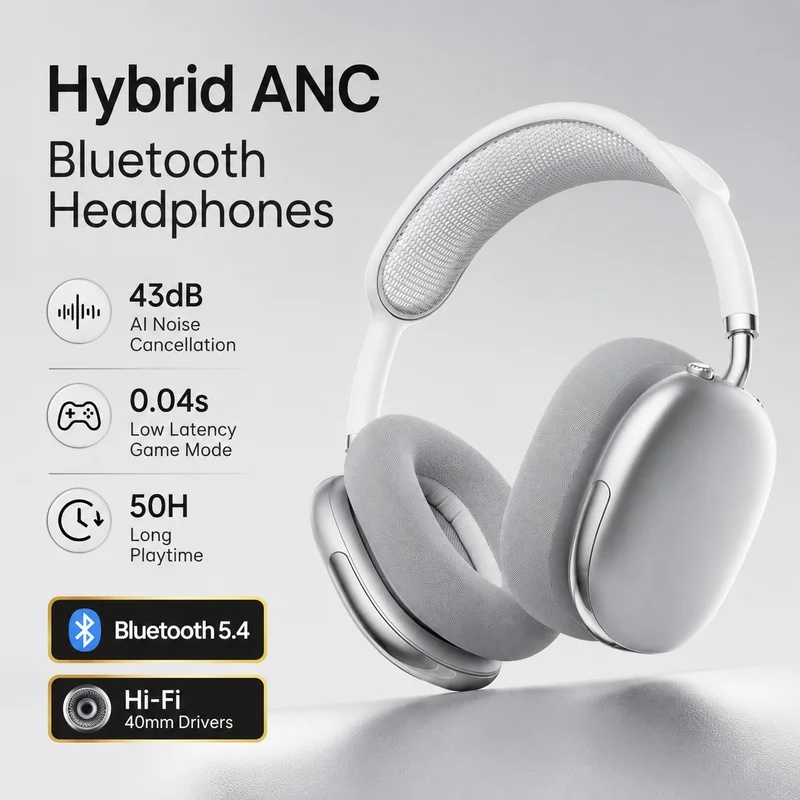 Over Ear ANC Wireless Bluetoot - Anc Wireless Over Ear Headphones 评论和价格