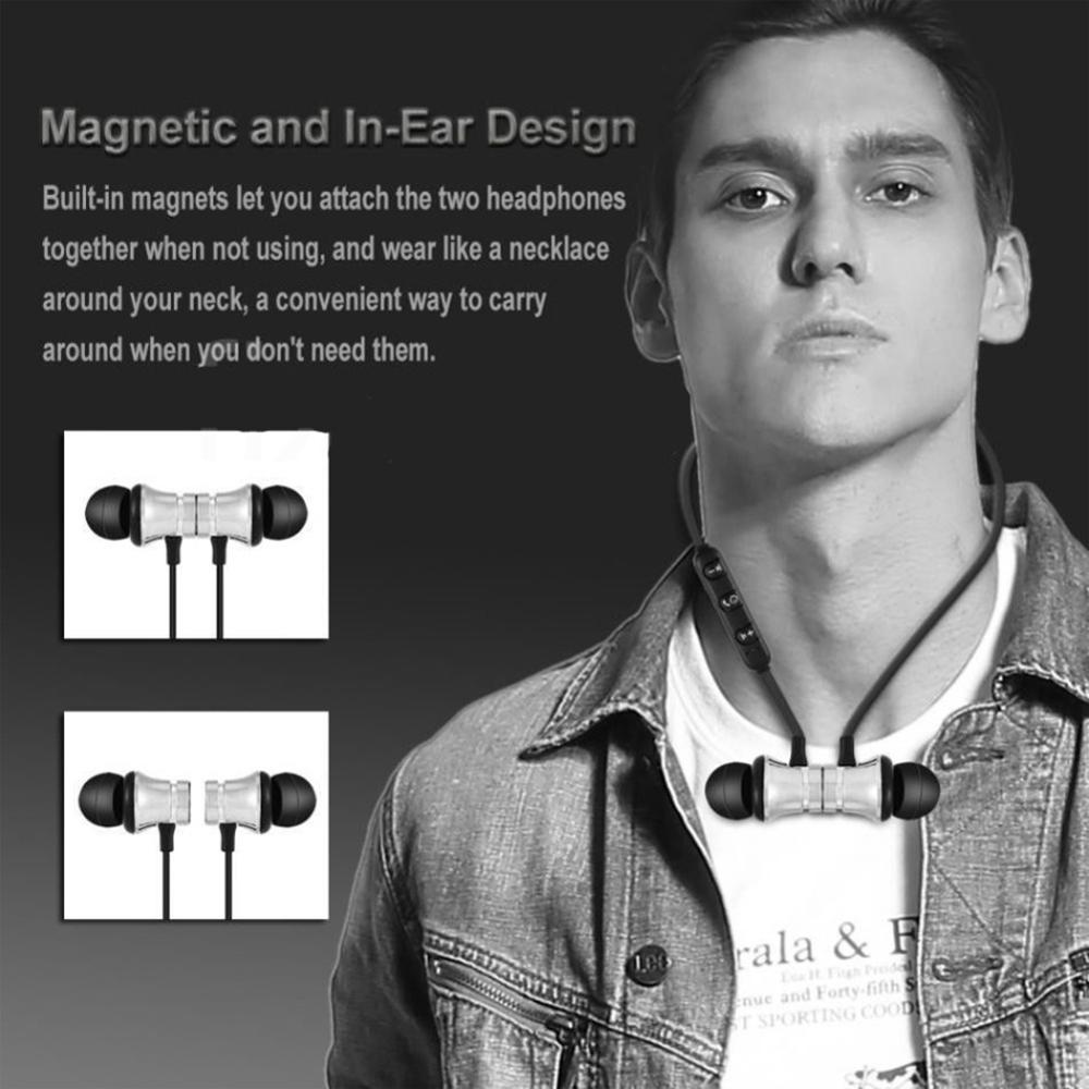 XT-11 Bluetooth 4.2 Wireless E - Magnetic Neckband Sports Earphones 评论和价格