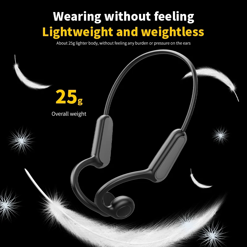 Bone Conduction IPX5 Headphone - Bone Conduction Running Headphones 评论和价格