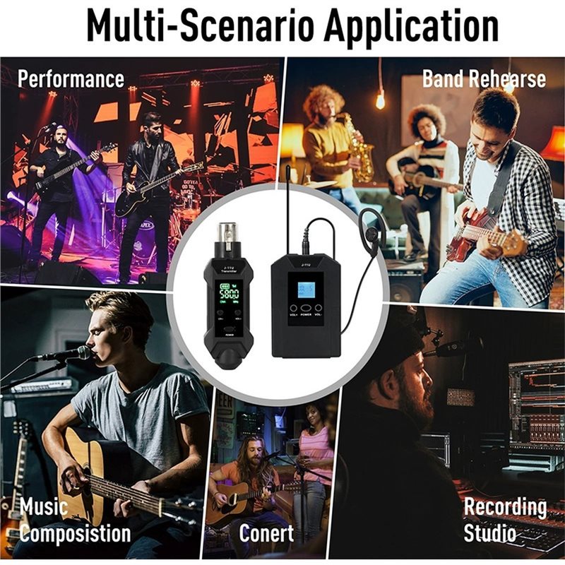 |PORTABLE| J-11U Wireless In-E - In Ear Monitors For Singers 评论和价格