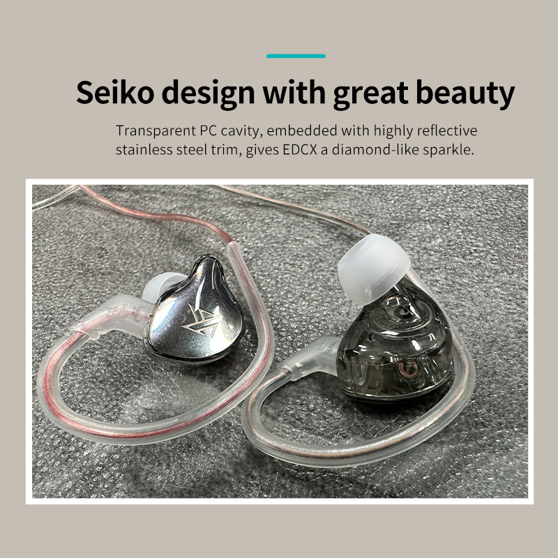 KZ EDCX In-Ear Wired Earphone  - In Ear Monitors For Singers 评论和价格