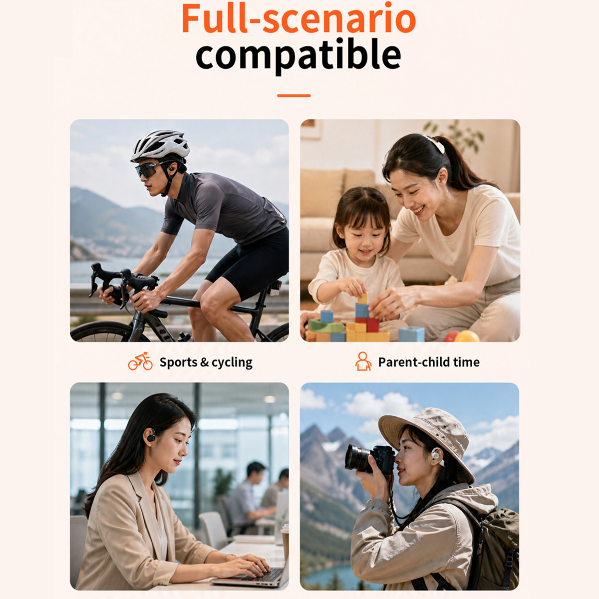 New Smart Camera Earphone Bone - Bone Conduction Running Headphones 评论和价格