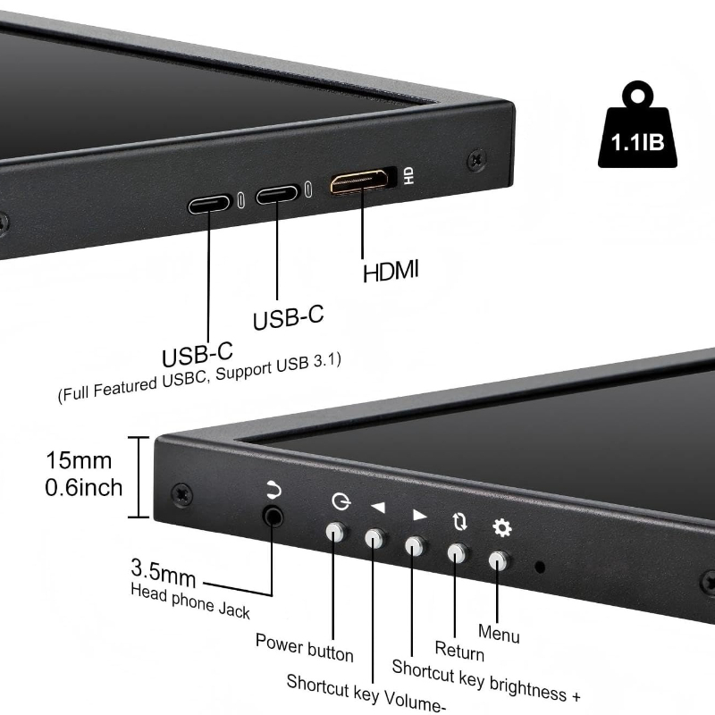 Mini Portable Monitor for Offi - Laptops 评论和价格