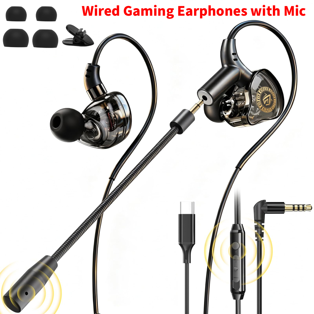 3.5mm / Type-C Wired Gaming Ea - Type C Wired Earphones With Mic 评论和价格
