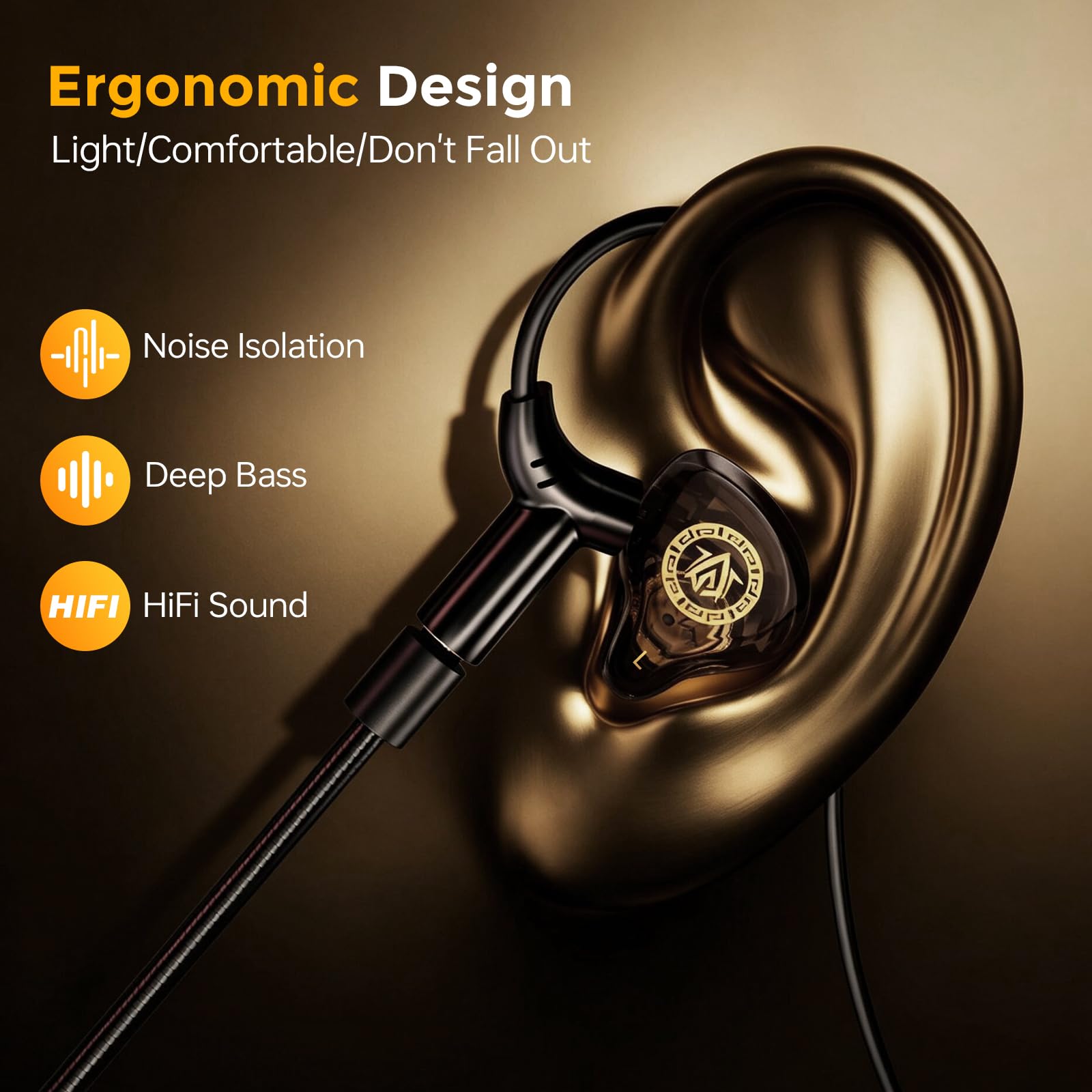 3.5mm / Type-C Wired Gaming Ea - Type C Wired Earphones With Mic 评论和价格