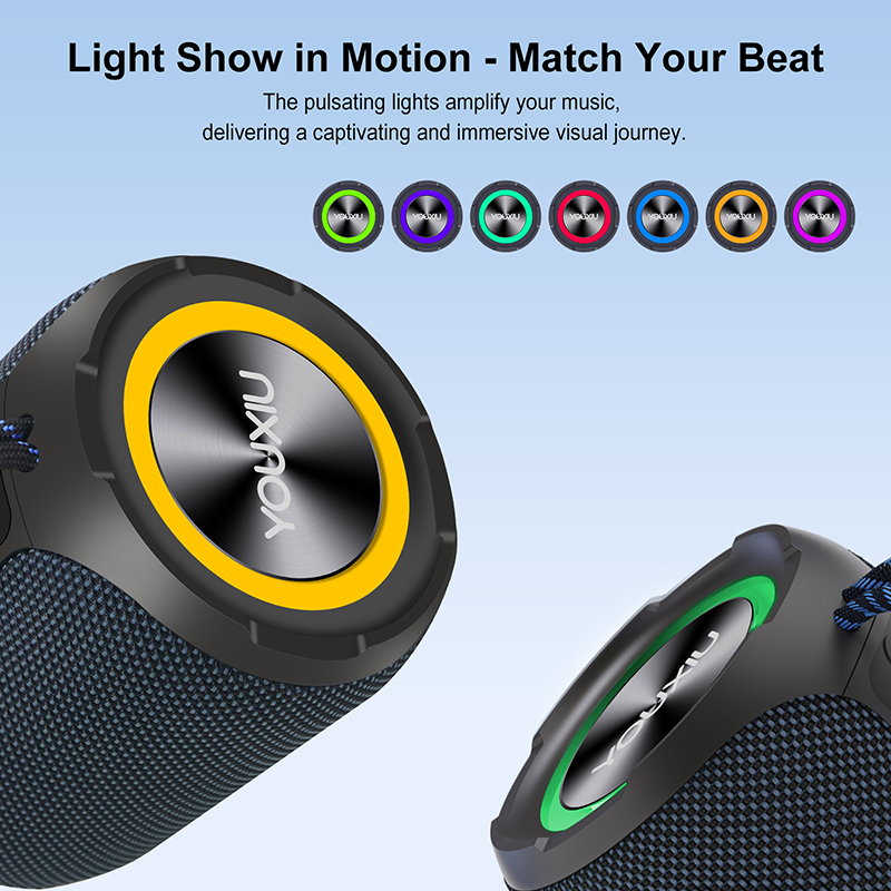 YOUXIU 40W Portable Bluetooth  - Portable Bluetooth Speaker Waterproof Ipx7 评论和价格