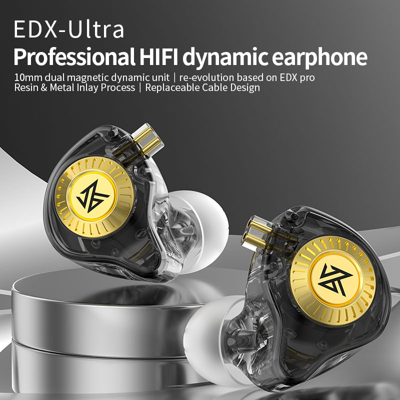 KZ EDX-Ultra wired hi-fi heads - Type C Wired Earphones With Mic 评论和价格